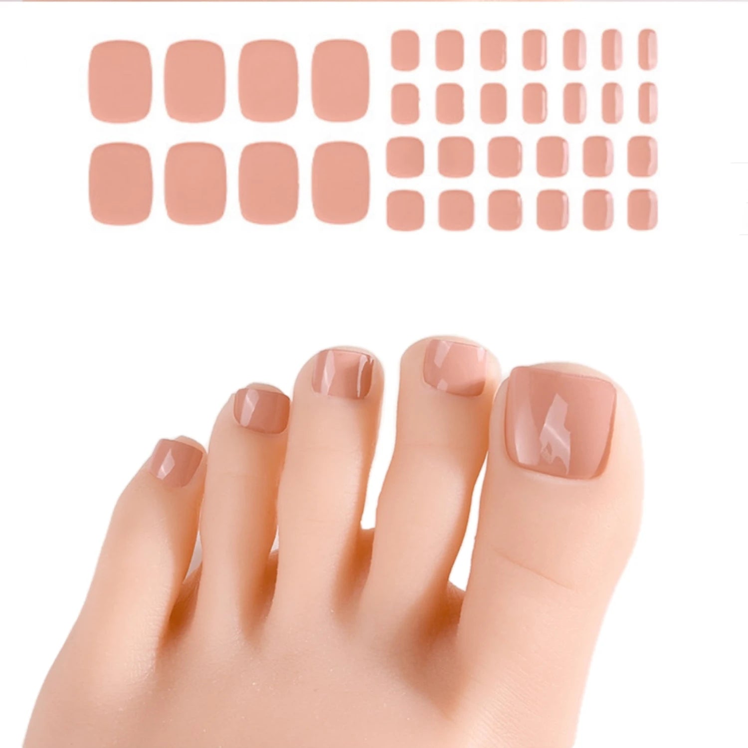 Blush - 34 Strip No Cure Pedi Wrap