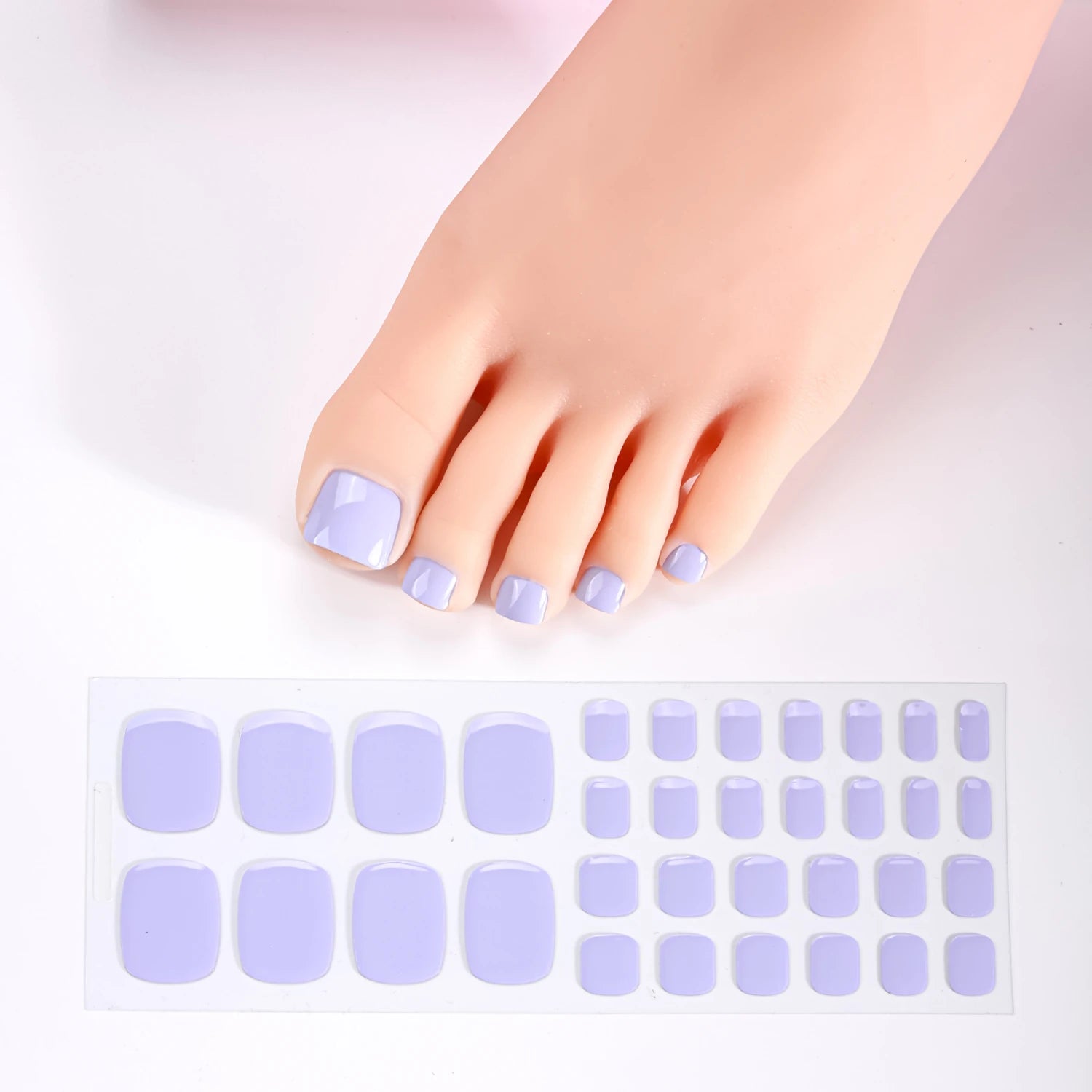 Lavender - 34 Strip No Cure Pedi Wrap