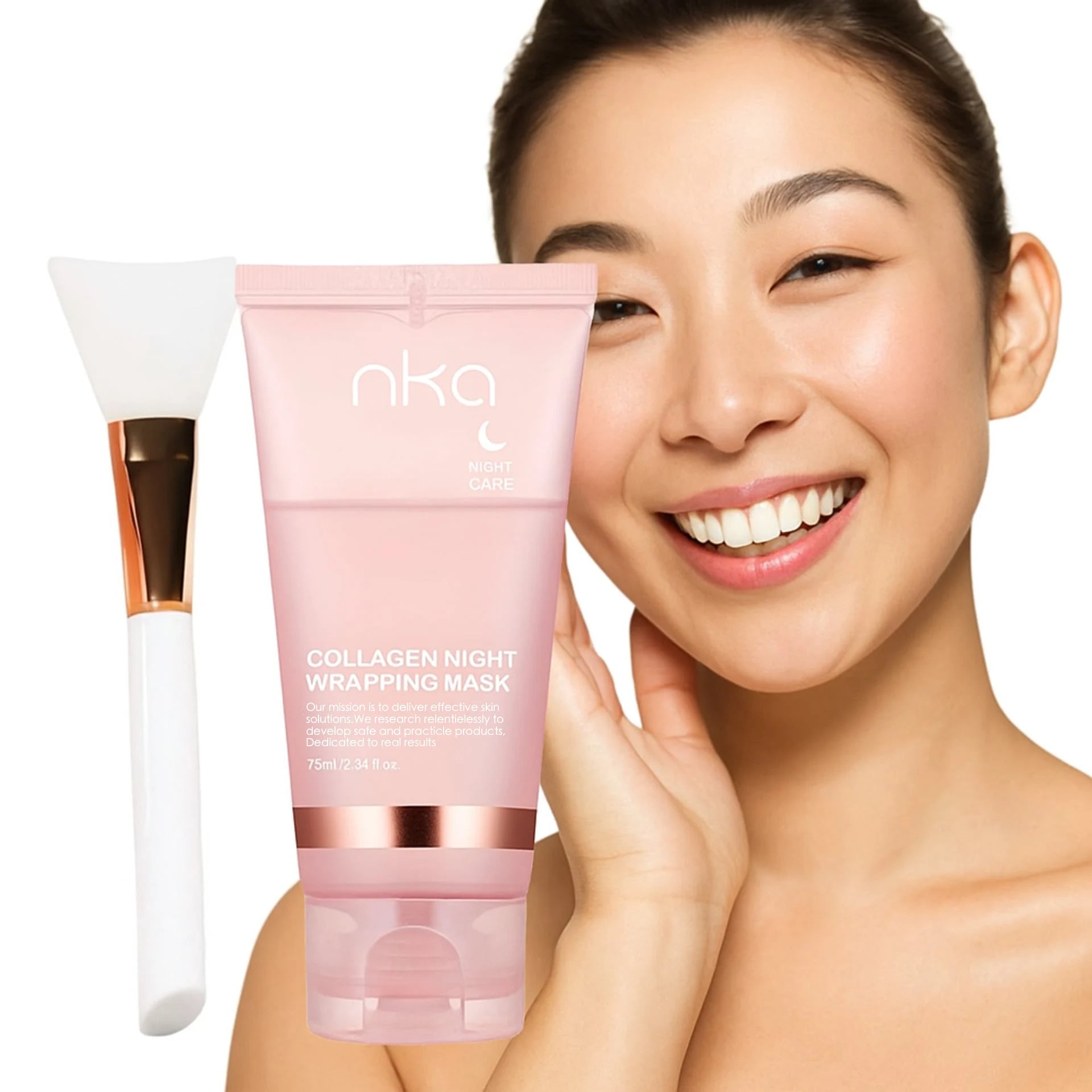 NKA Collagen Overnight Wrapping Peel Off Facial Mask Pack