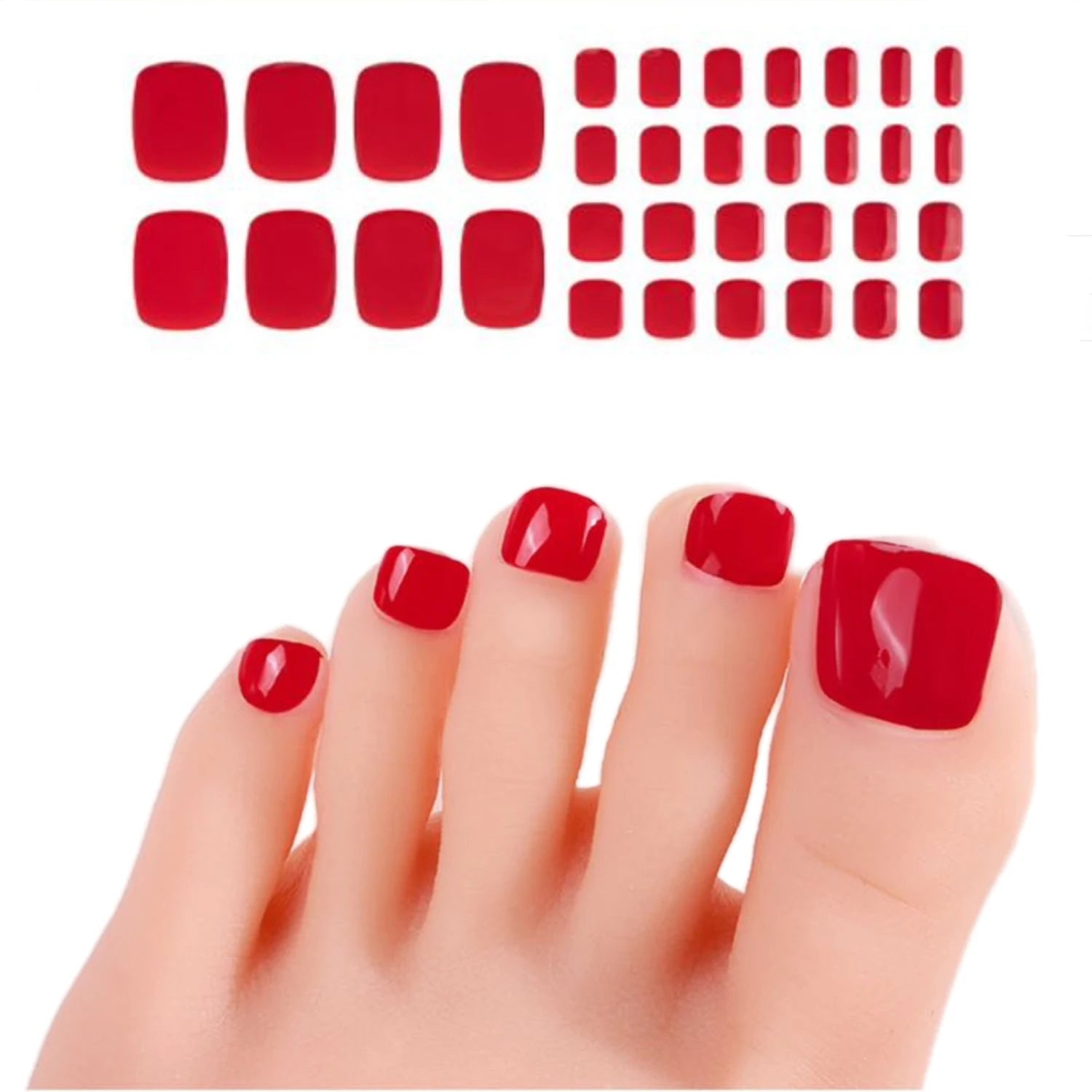 Cherry 34 Strip No Cure Pedi Wrap