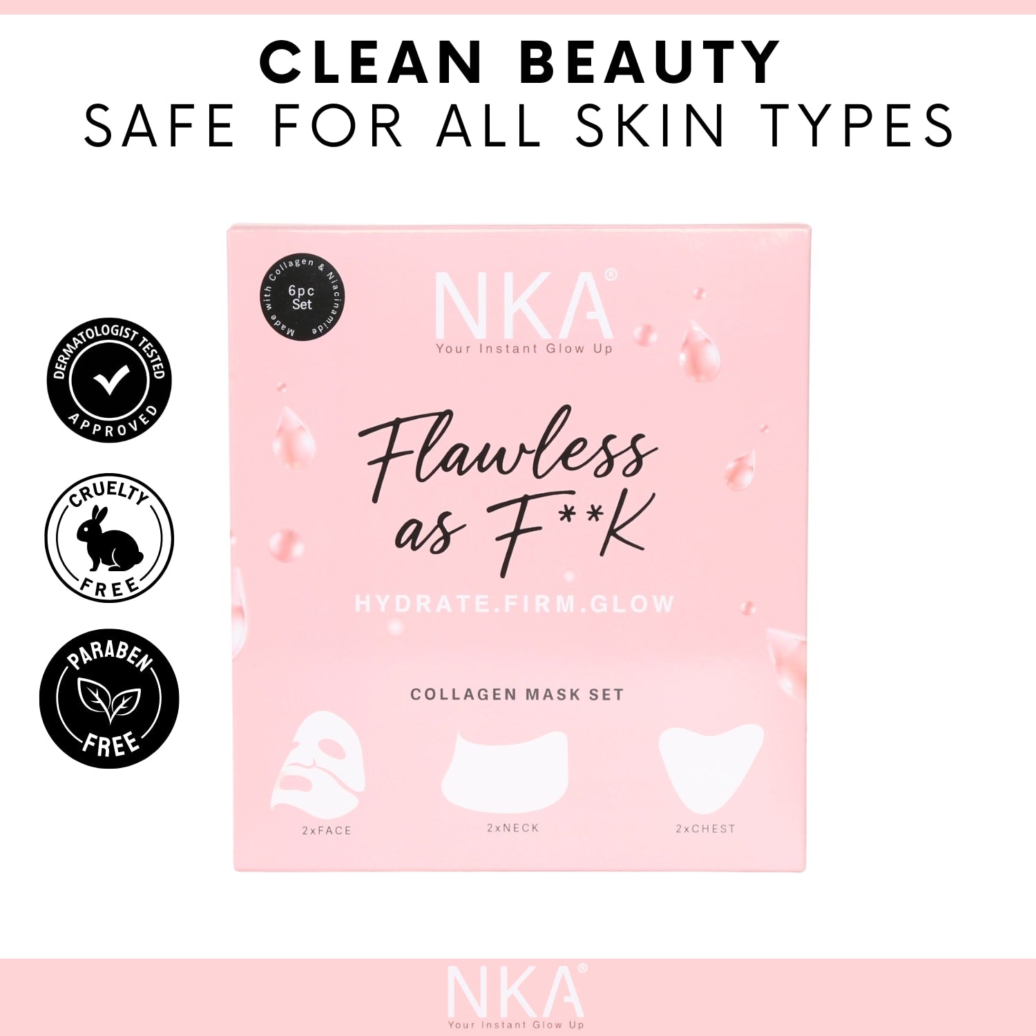 Flawless as F**K Bio-Collagen Mask Set