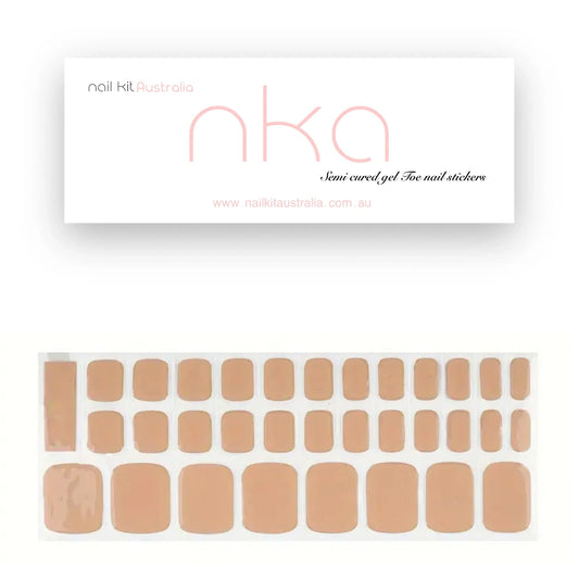 Pedicure Nail Wrap Strips NEUTRAL