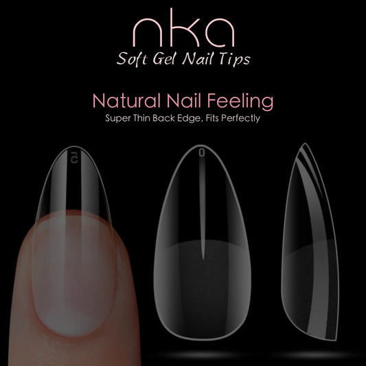 Soft Gel Nail Tips - Medium Coffin (552)