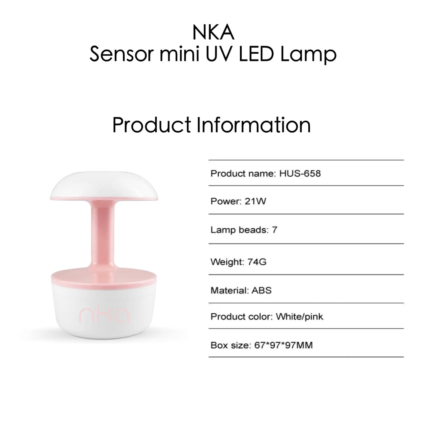 Mini Sensor Auto UV/LED Lamp