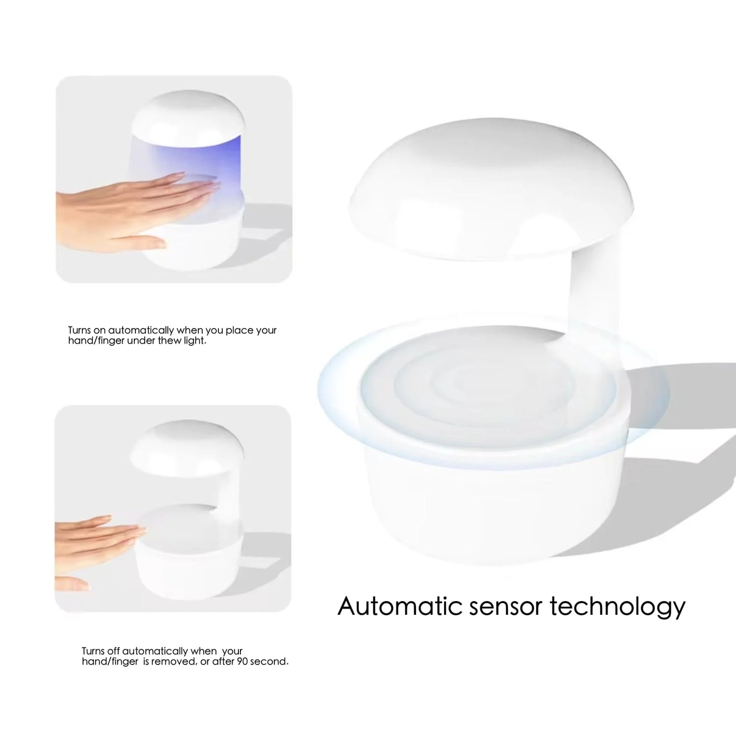 Mini Sensor Auto UV/LED Lamp